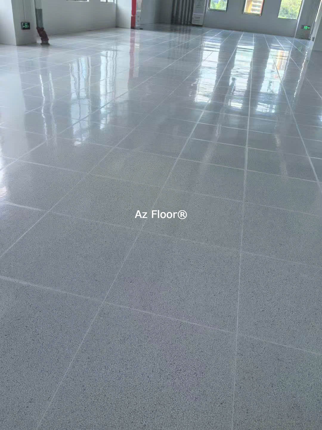 san_vinyl_tinh_dien_thicong sàn vinyl chống tĩnh điện esd tile hoàn thiện