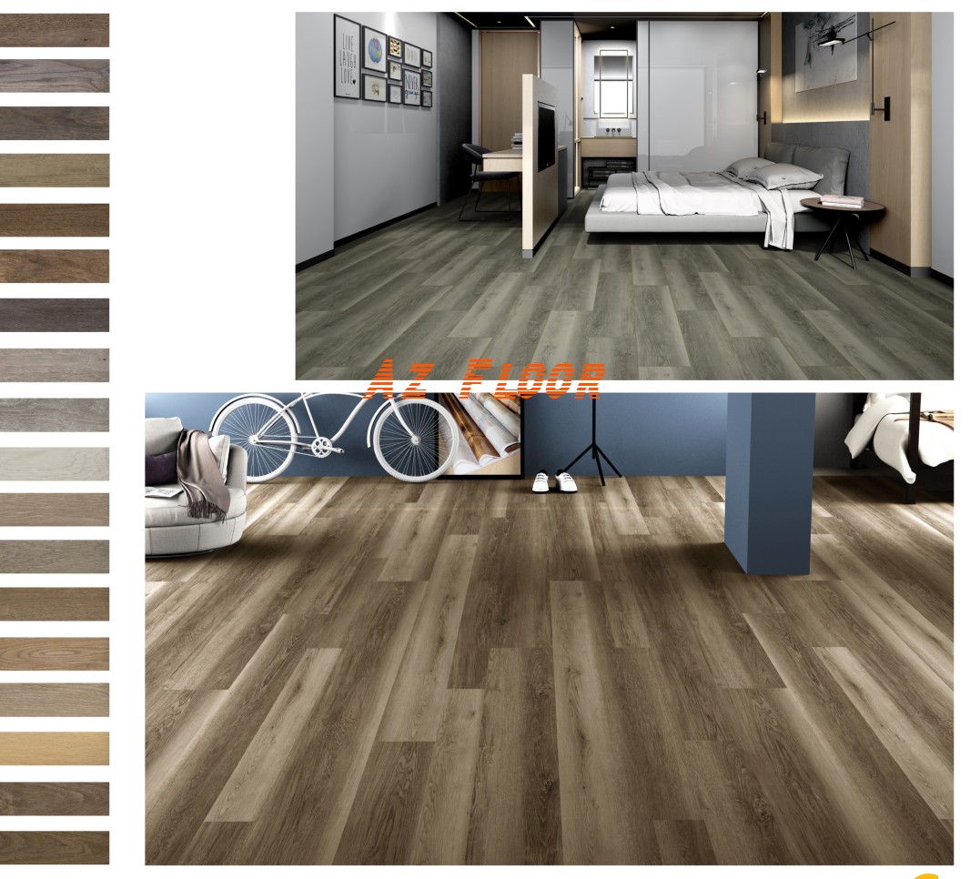 tấm sàn vinyl màu gỗ