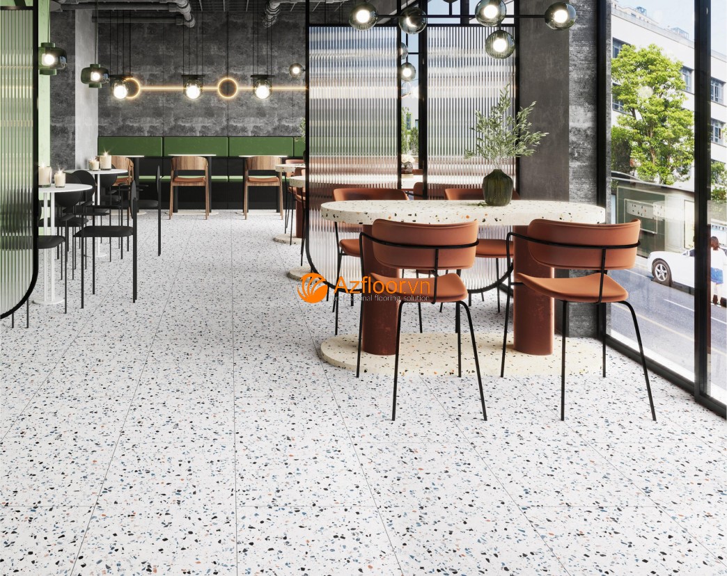 sàn nhựa vinyl terrazzo azfloor
