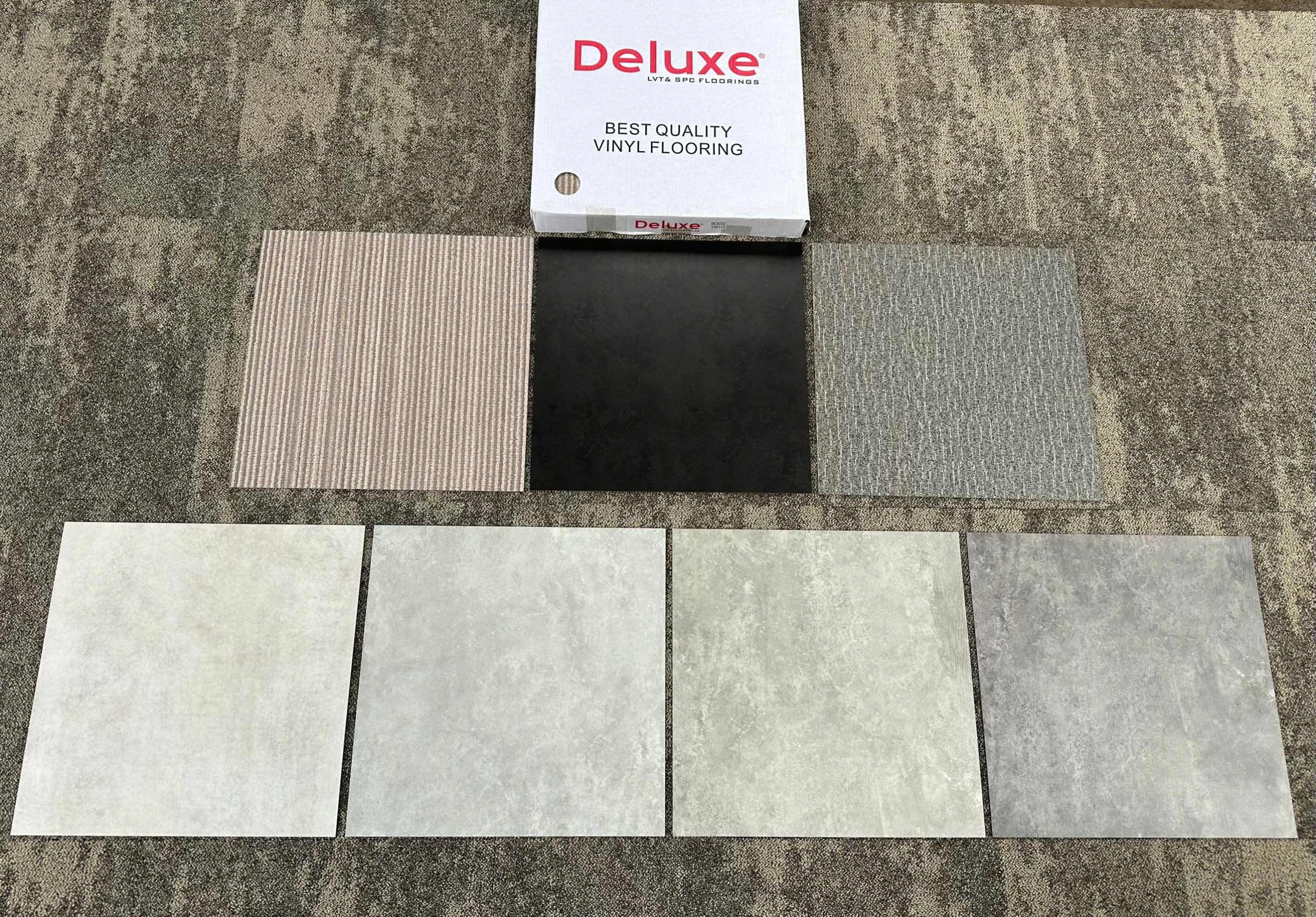 sàn nhựa vinyl giả đá bê tông thảm Deluxe 