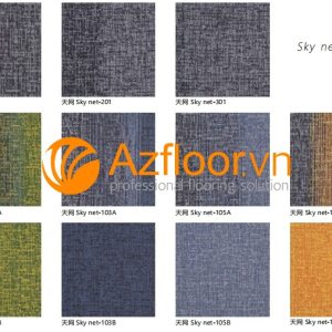 bảng màu thảm skynet azfloor