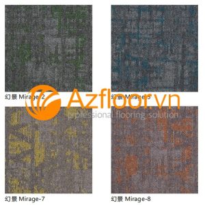 bảng màu thảm trải sàn mirage