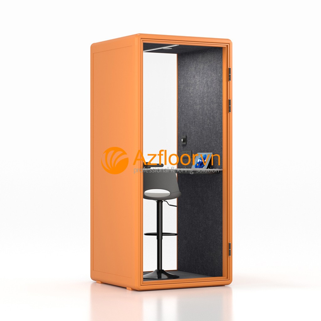 phonebooth đơn màu cam