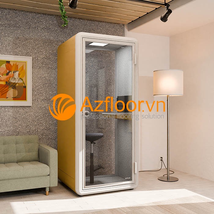 phonebooth văn phòng vàng chanh