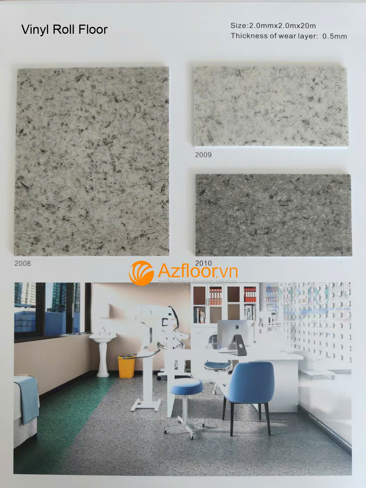 sàn cuộn vinyl lát nền nhà