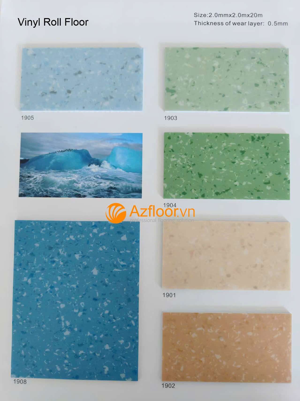 sàn cuộn vinyl lát sàn