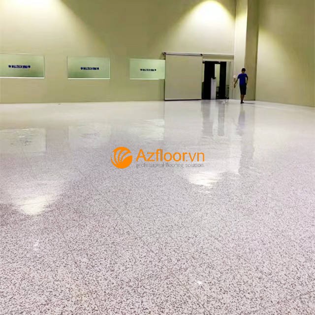 hoàn thiện sàn esd Huajing 