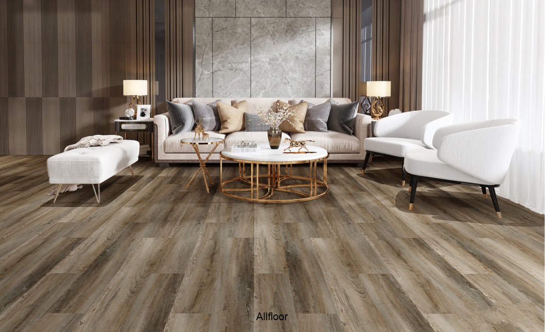 Sàn giả gỗ lát phòng khách Allfloor