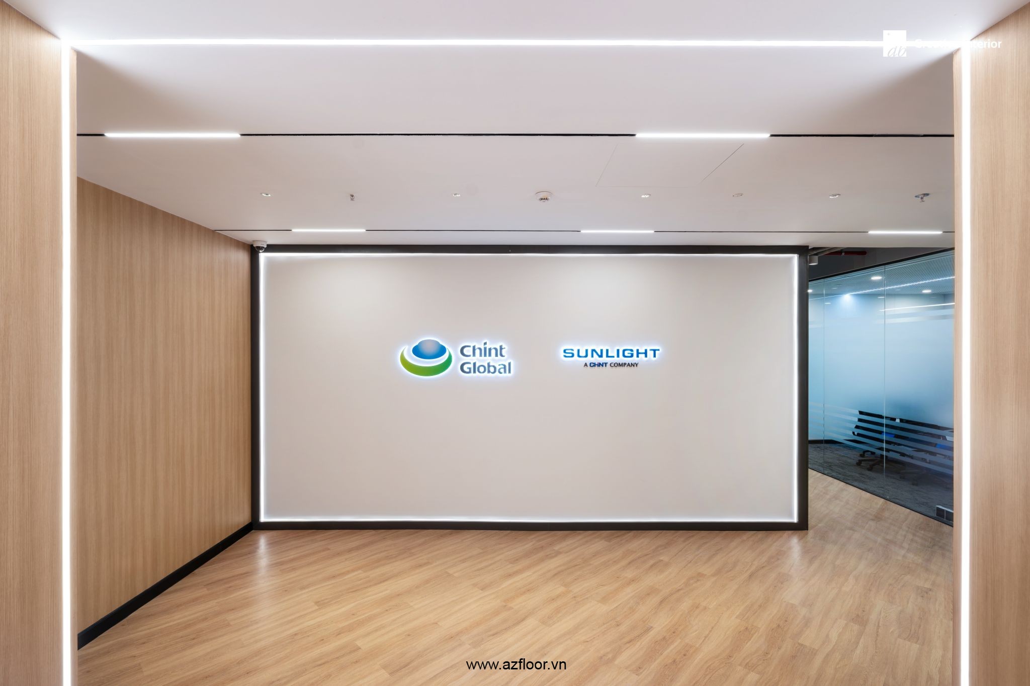 sàn nhựa vinyl giả gỗ dự án sunligh