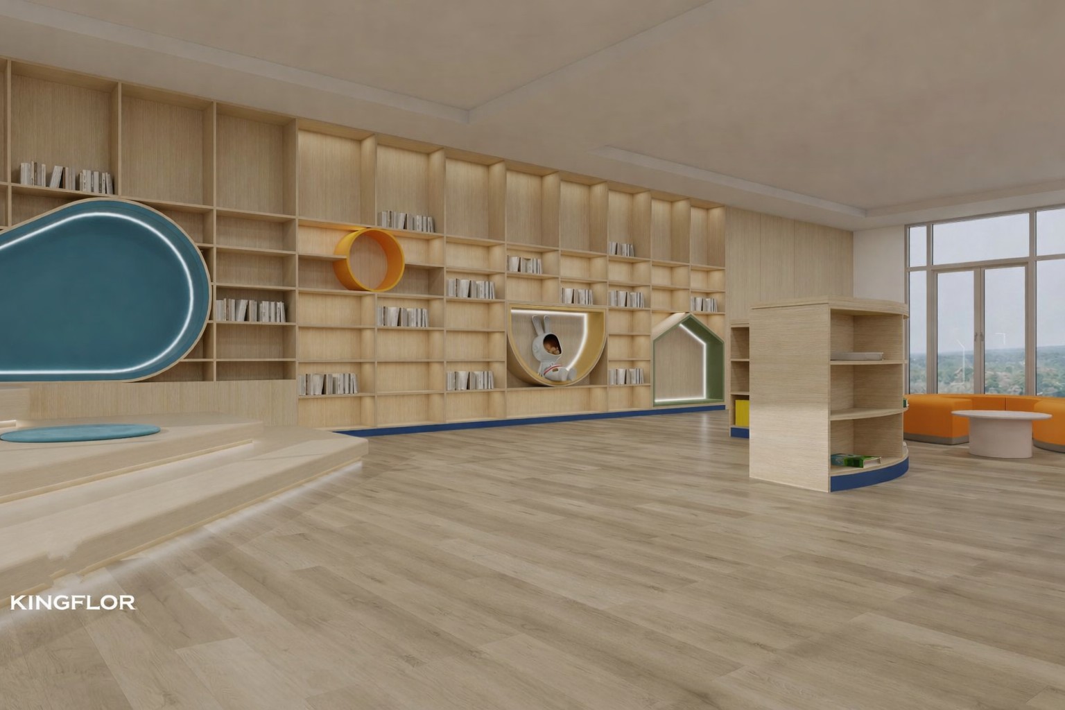 Sàn nhựa giả gỗ Kingflor 