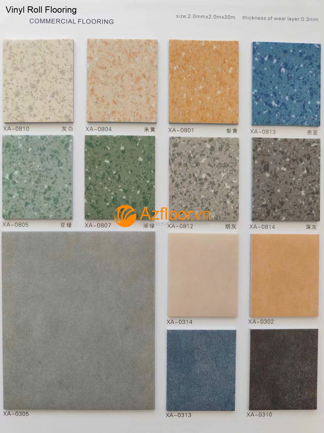 sàn cuộn vinyl bê tông