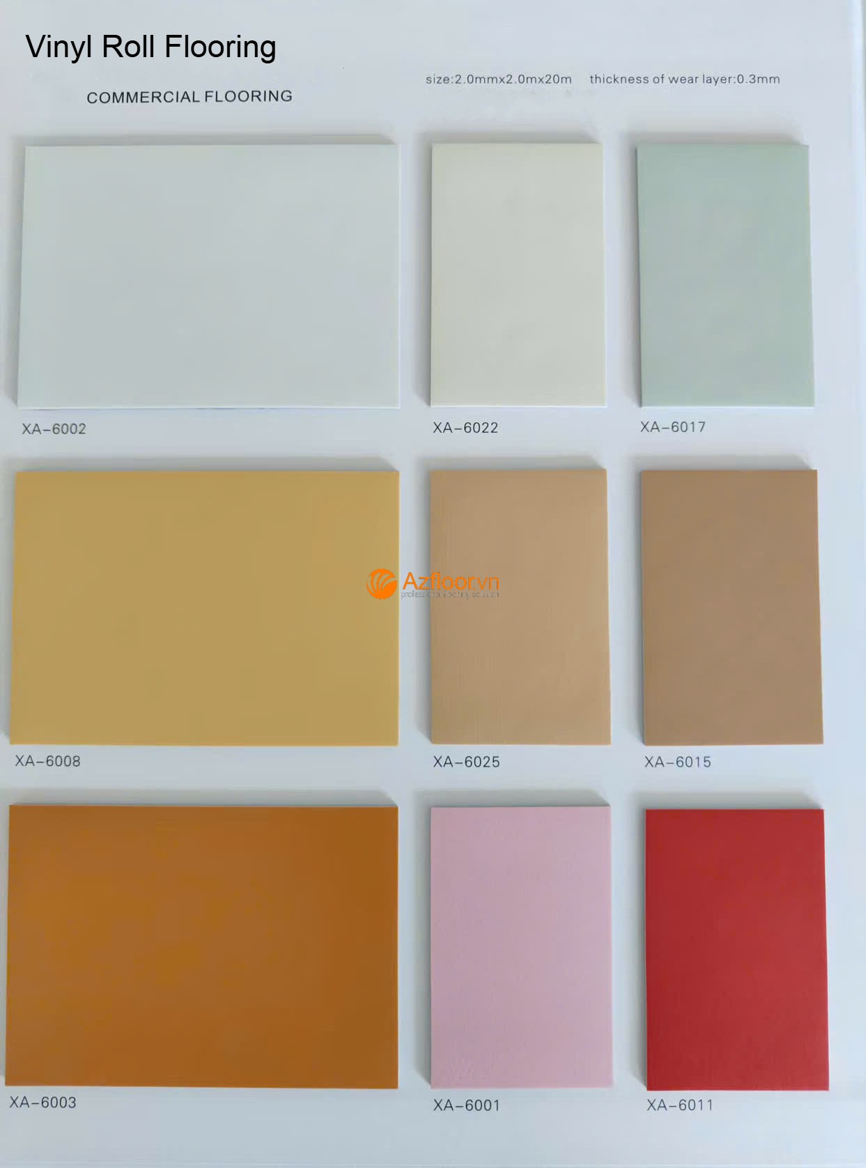 Sàn vinyl cuộn HET 2m x 20m