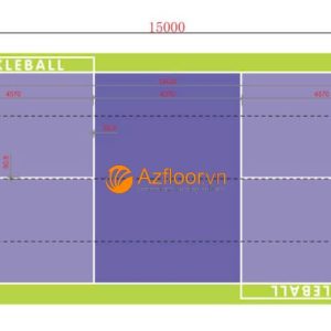 thảm pickleball màu tím