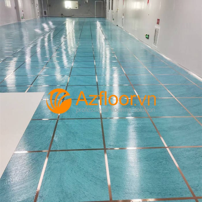 thi công lá đồng esd tile