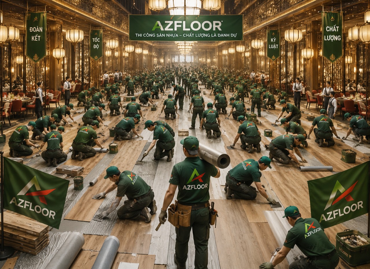 đội thi công sàn azfloor
