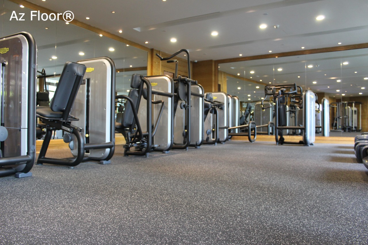 Thảm cao su phòng gym rubber / Azfloor