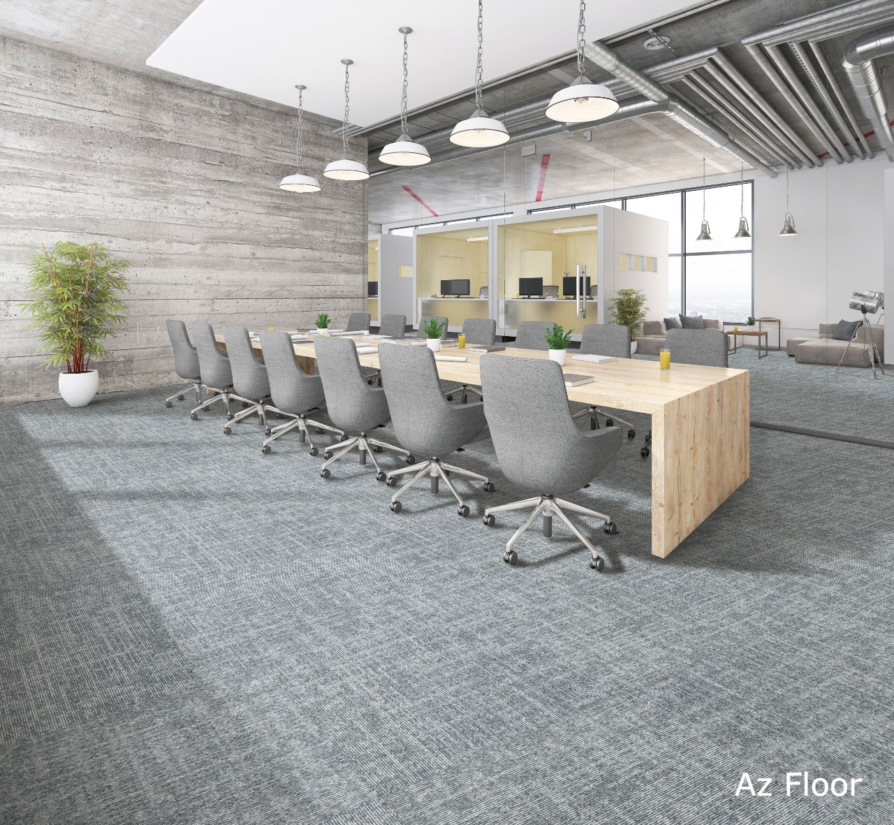 Thảm nylon chống cháy văn phòng