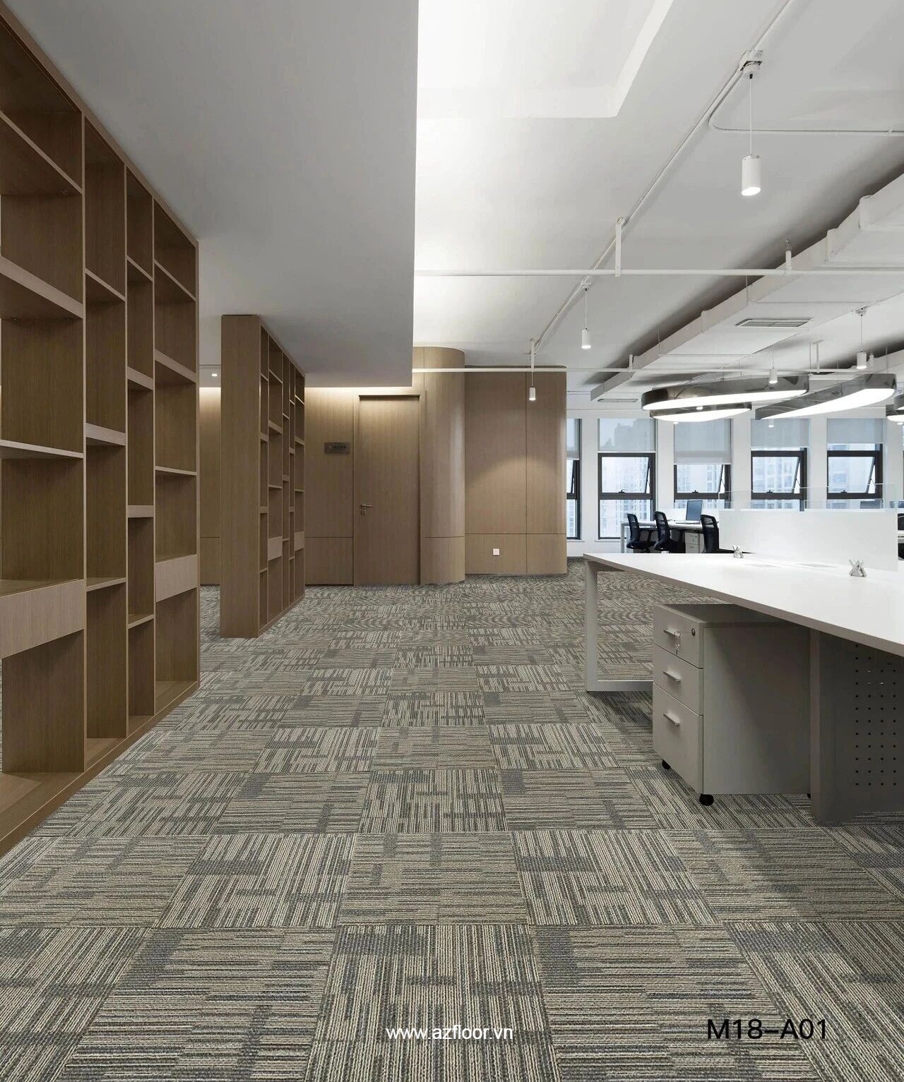Thảm văn phòng carpet tile Azfloor HCMC
