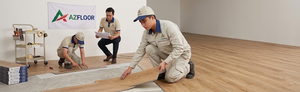 Azfloor lắp đặt sàn nhựa flooring