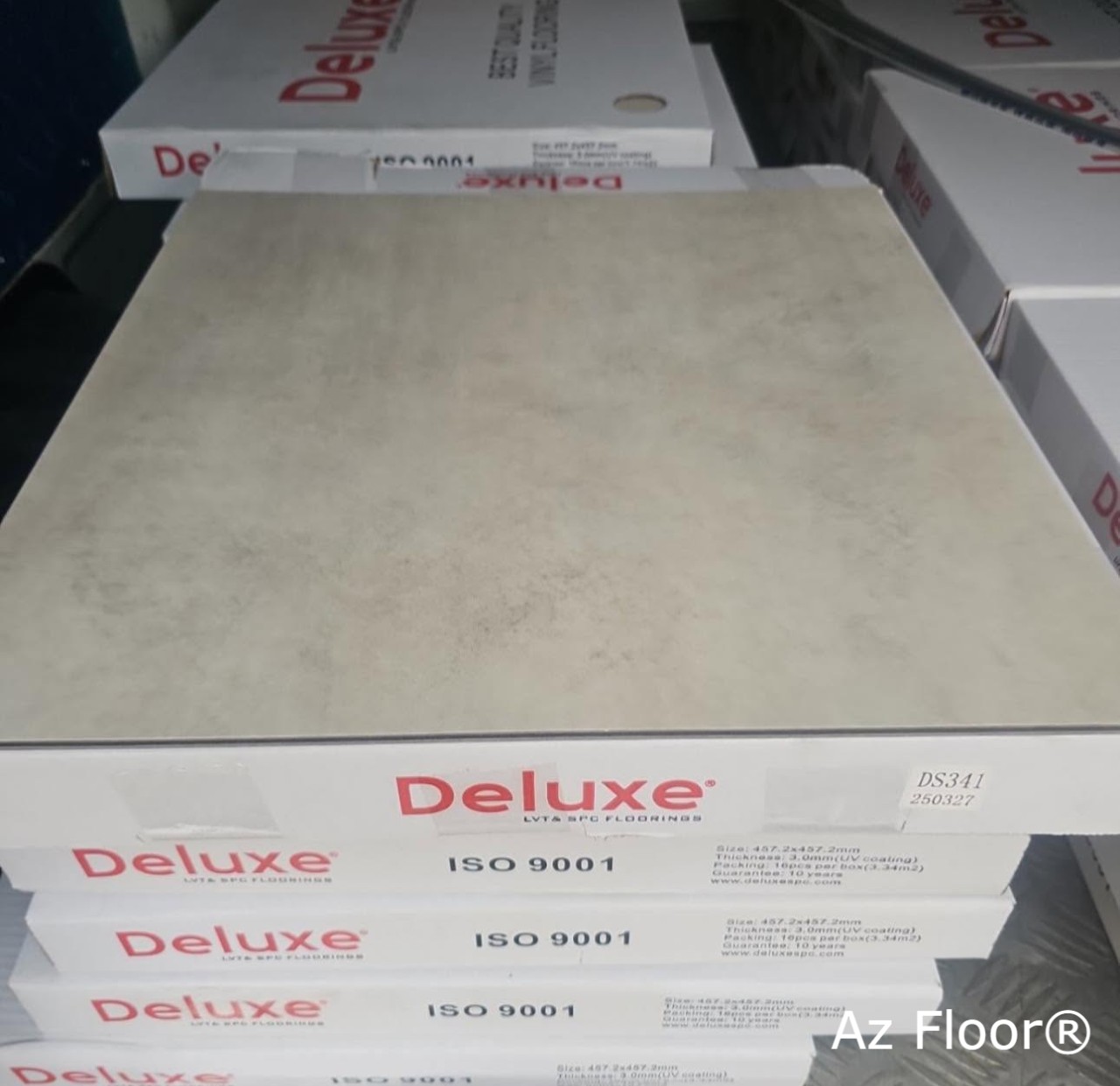 Deluxe sàn vinyl dán keo giả đá