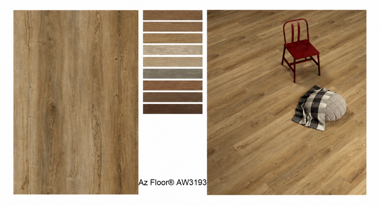 Mã màu sàn nhựa vinyl giả gỗ AW3193