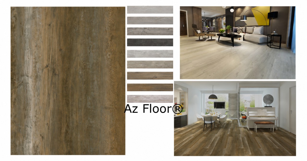 Tấm sàn nhựa vinyl giả vân gỗ Azfloor