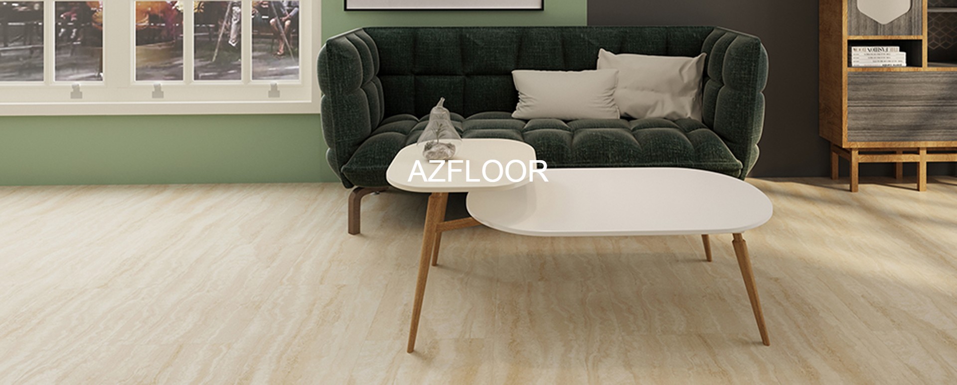 Sàn lvt flooring vân đá Azfloor
