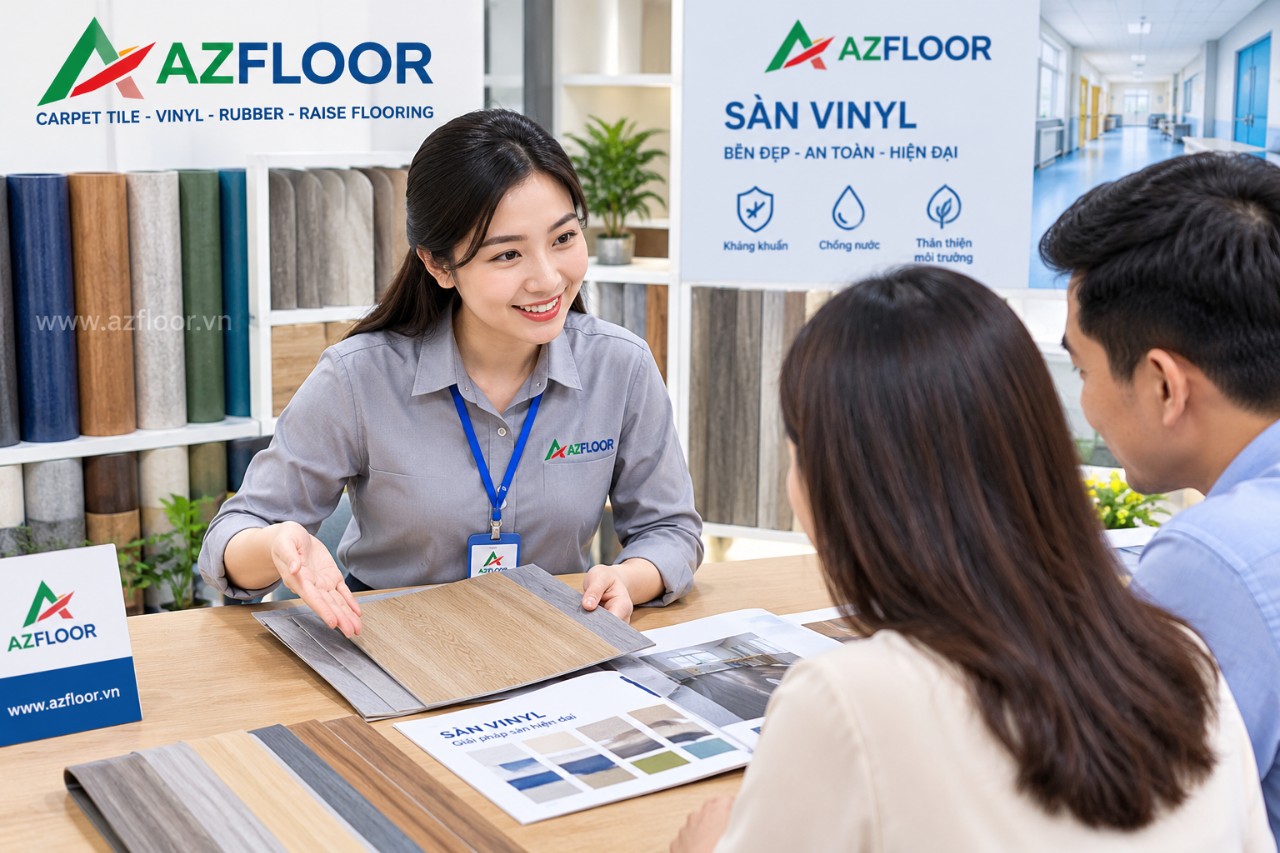Azfloor tư vấn sàn vinyl giả gỗ 