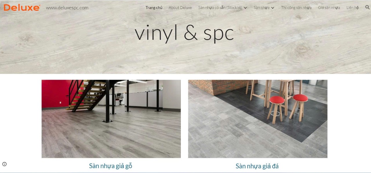 Sàn vinyl Deluxe 