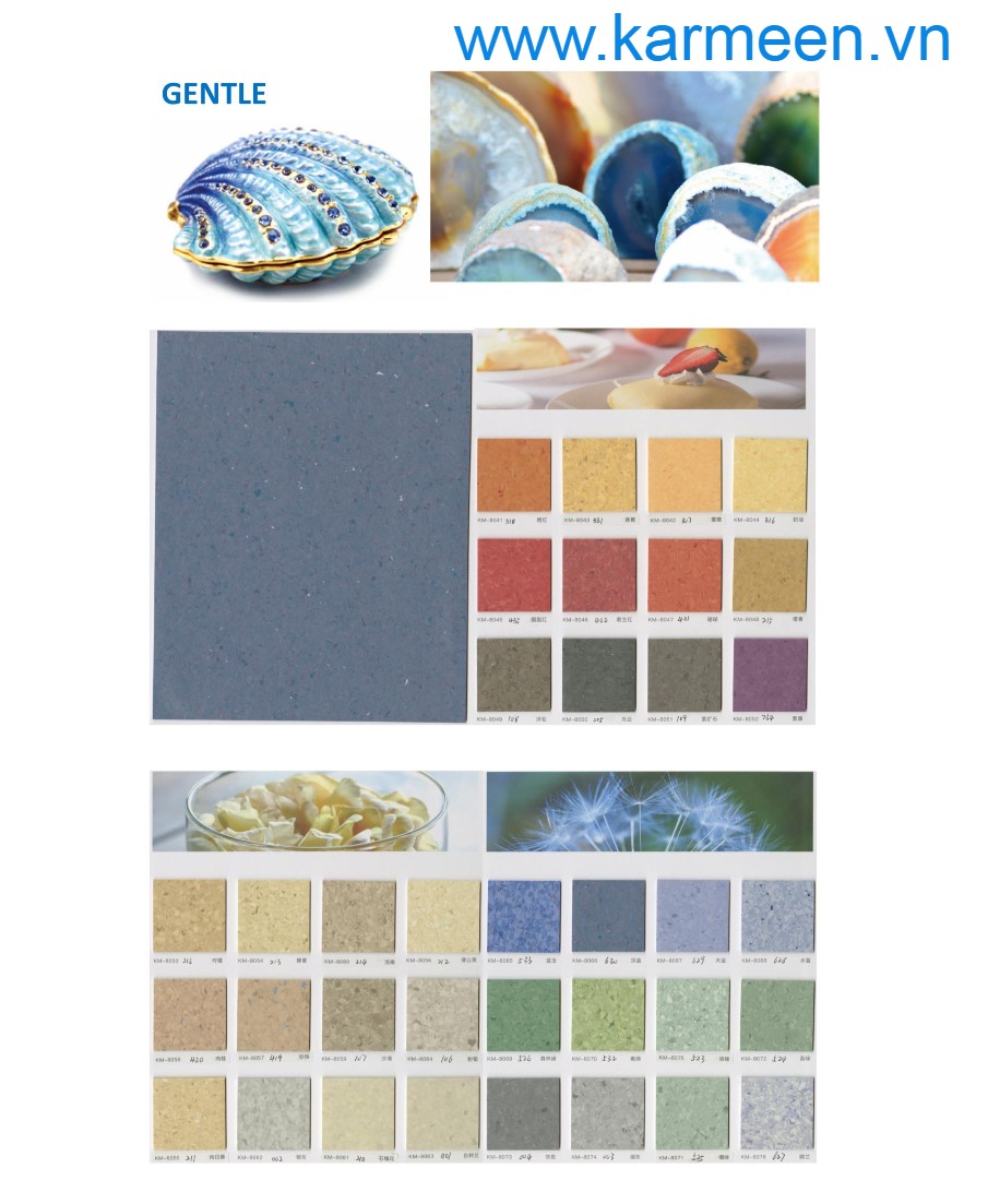sàn vinyl kháng khuẩn Karmeen Gentle