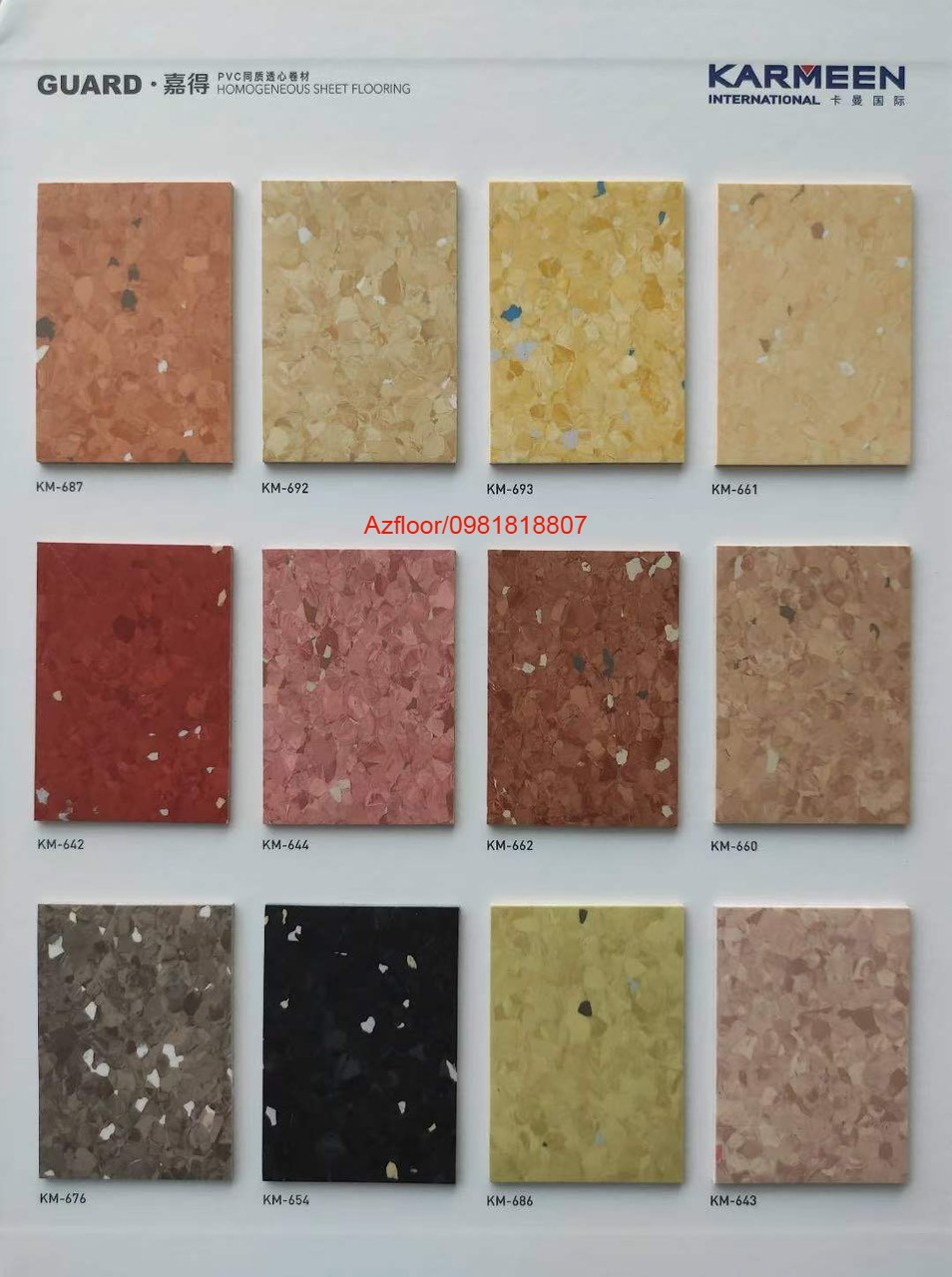 sàn vinyl phòng khám Quard beige