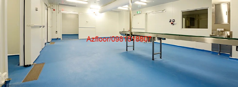 Màu sàn vinyl phòng sạch dễ nhìn