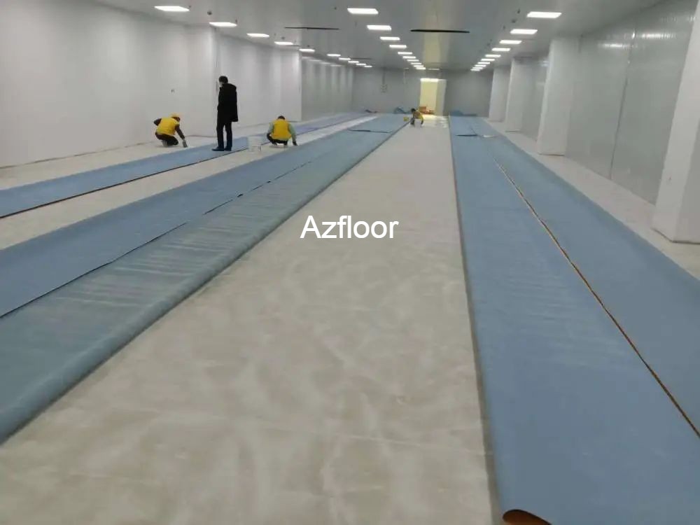 Tấm vinyl kháng khuẩn. Azfloor thi công lắp đặt.