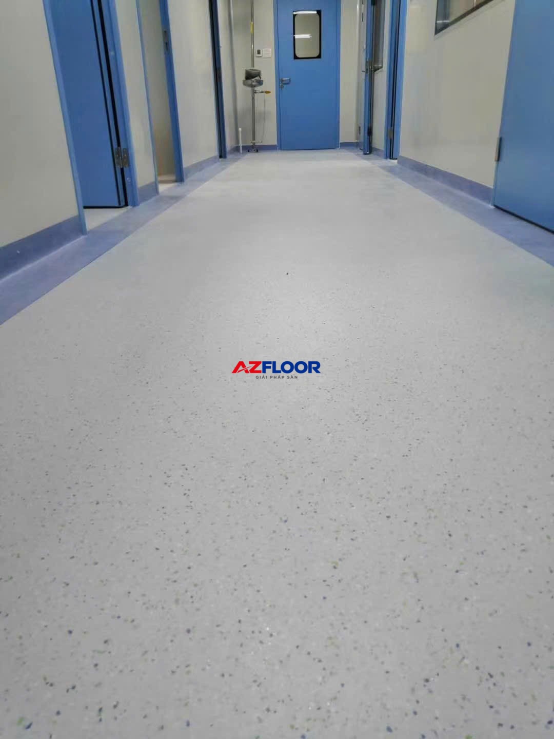 Sàn Vinyl Kháng Khuẩn HOM Brussels hoàn thiện