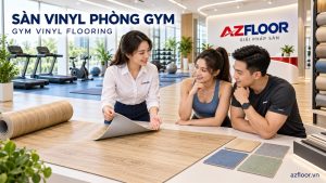 sàn vinyl phòng gym