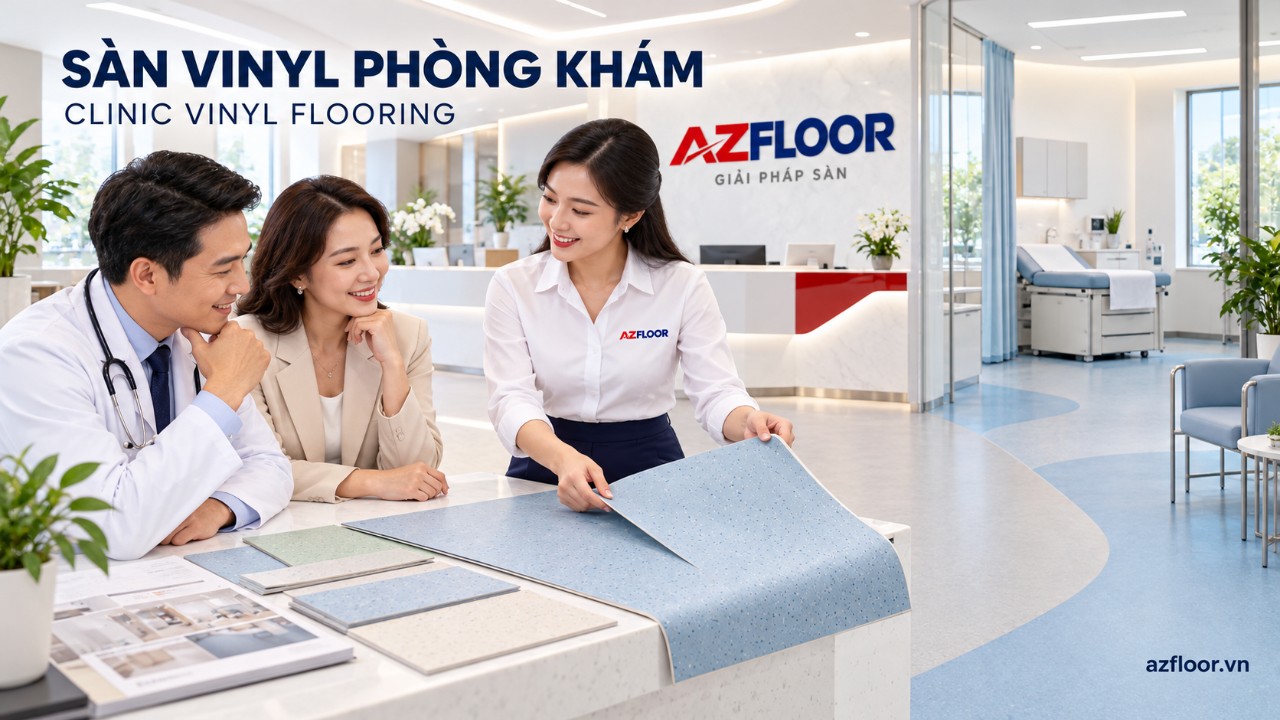 Sàn Nhựa Phòng Khám