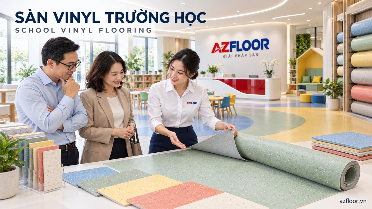 Sàn Vinyl Trường Học